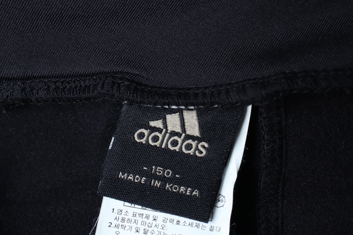W(F) 아디다스 트레이닝복 바지 아동 레깅스 블랙 삼선-P10139 상품이미지6