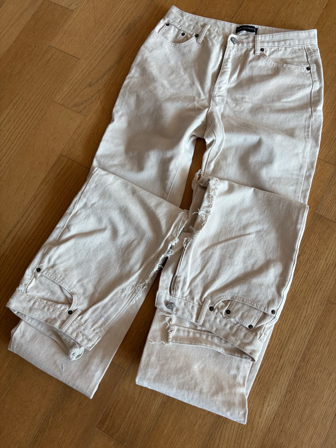 써저리 2M 데님 아이보리 32-34 상품이미지5