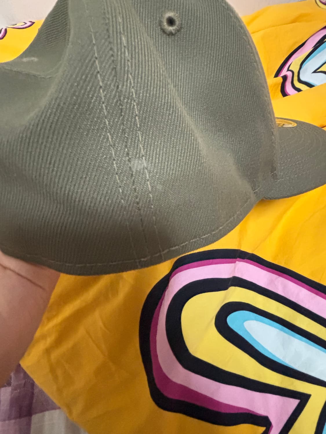 뉴에라 MLB 뉴욕 양키스 베이직 피티드캡 뉴 올리브 712 상품이미지4