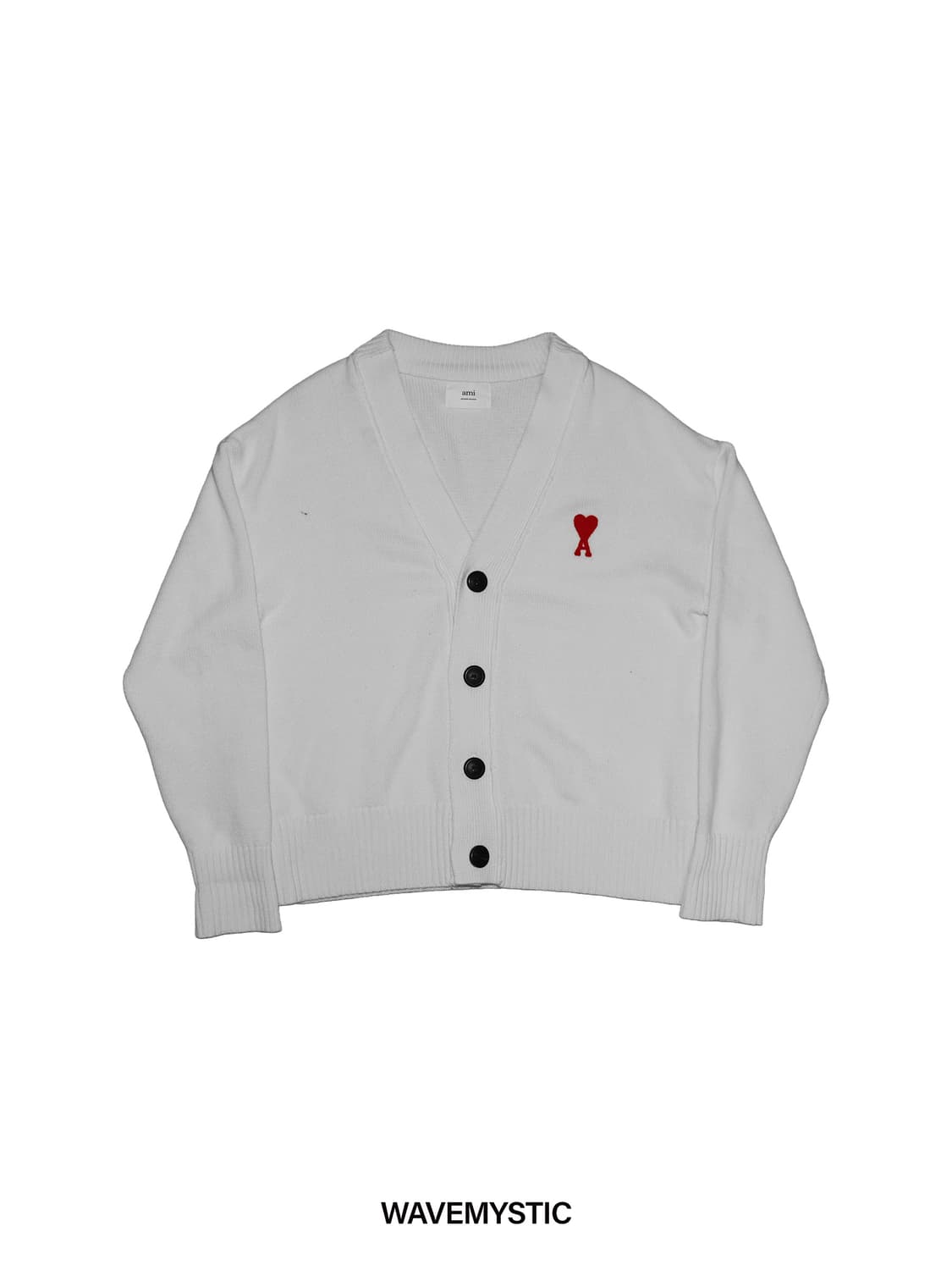 [정품]아미 화이트 가디건 상품이미지1
