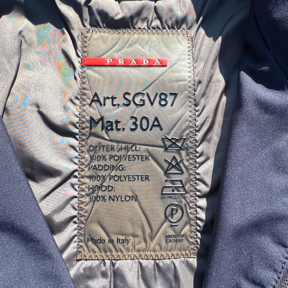 [L] Prada Sport 프라다 스포츠 SGV87 나일론 자켓 상품이미지10