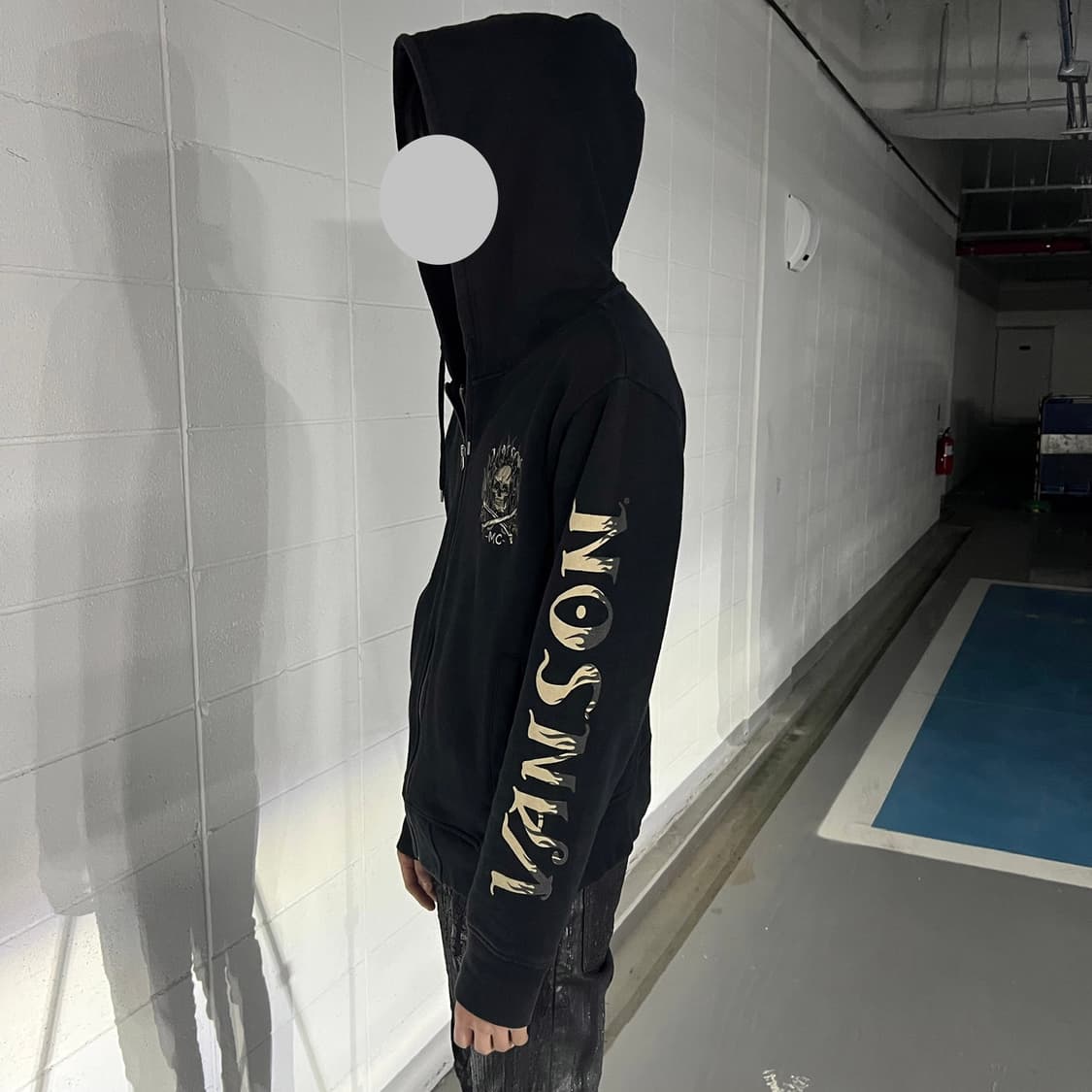 vanson flame hoodie zip 상품이미지3