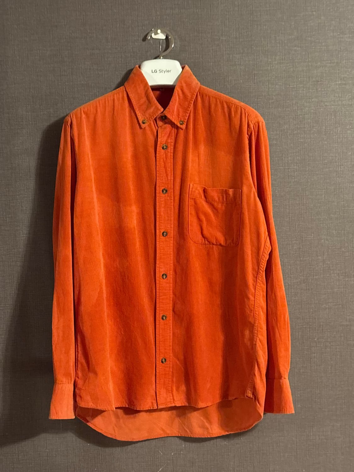 오렌지 코듀로이 셔츠 JAPAN 상품이미지1