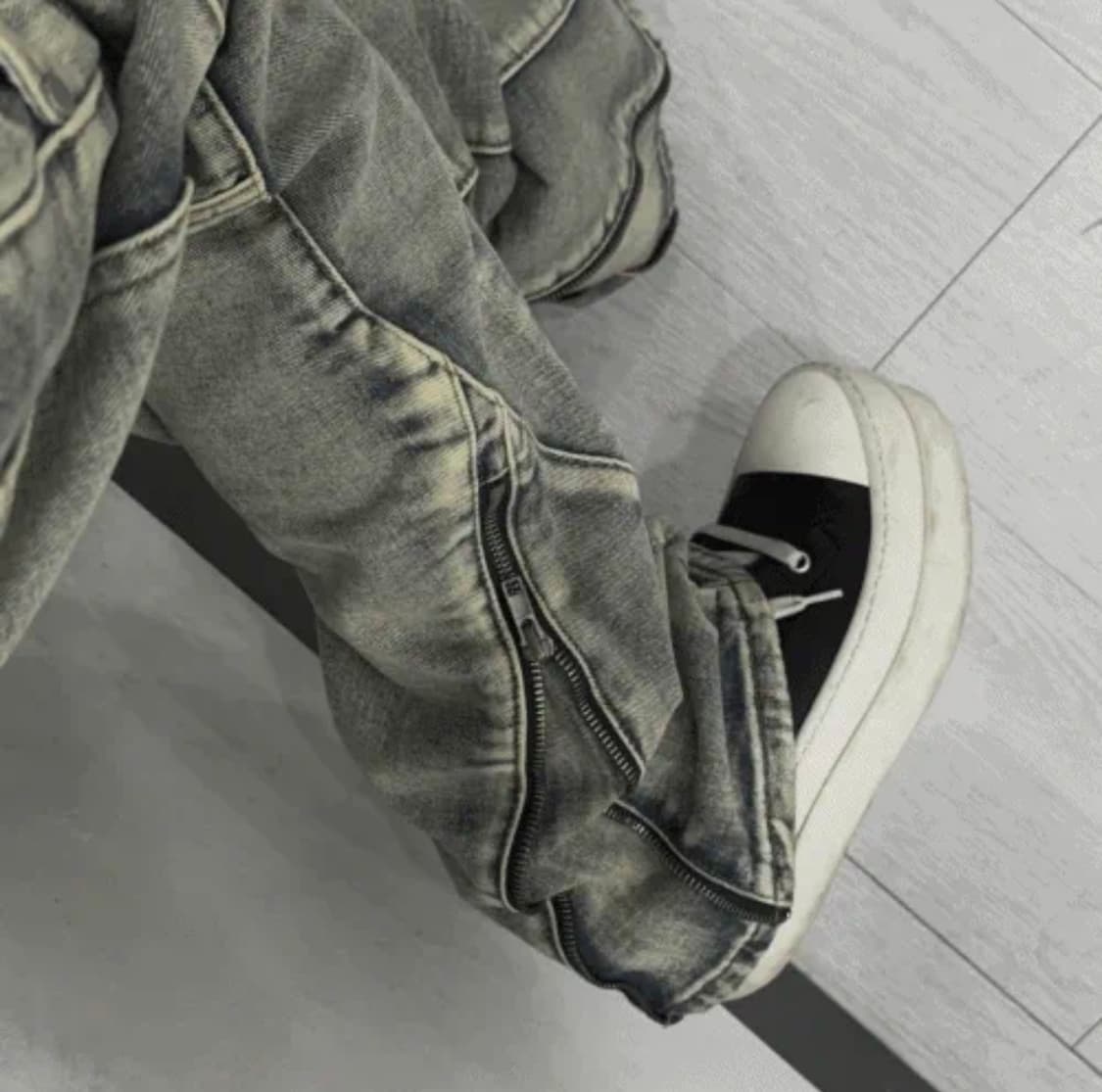 쿄이 grind zip cargo pants 블루 S 상품이미지3