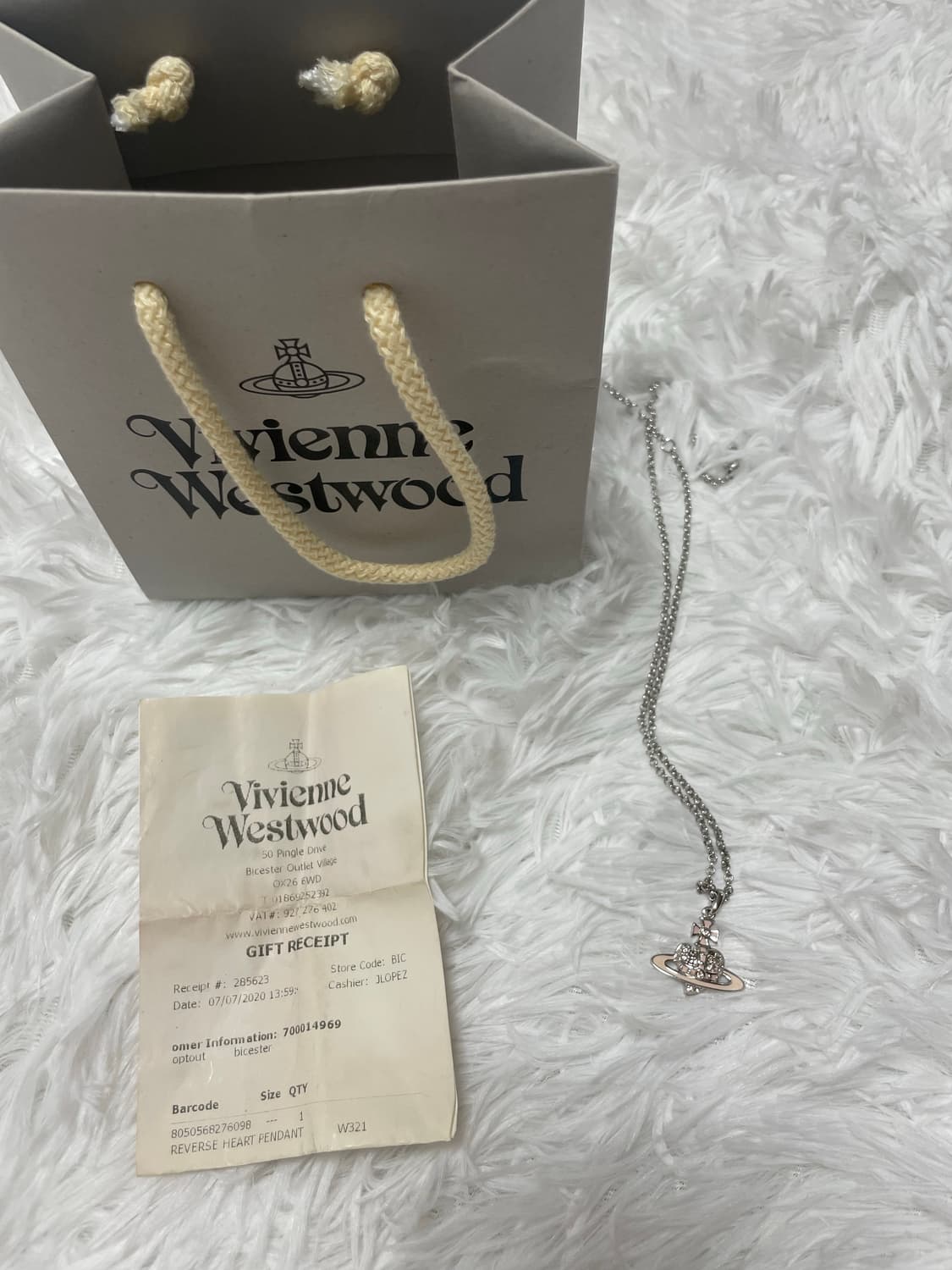 비비안웨스트우드 하트 목걸이 상품이미지1