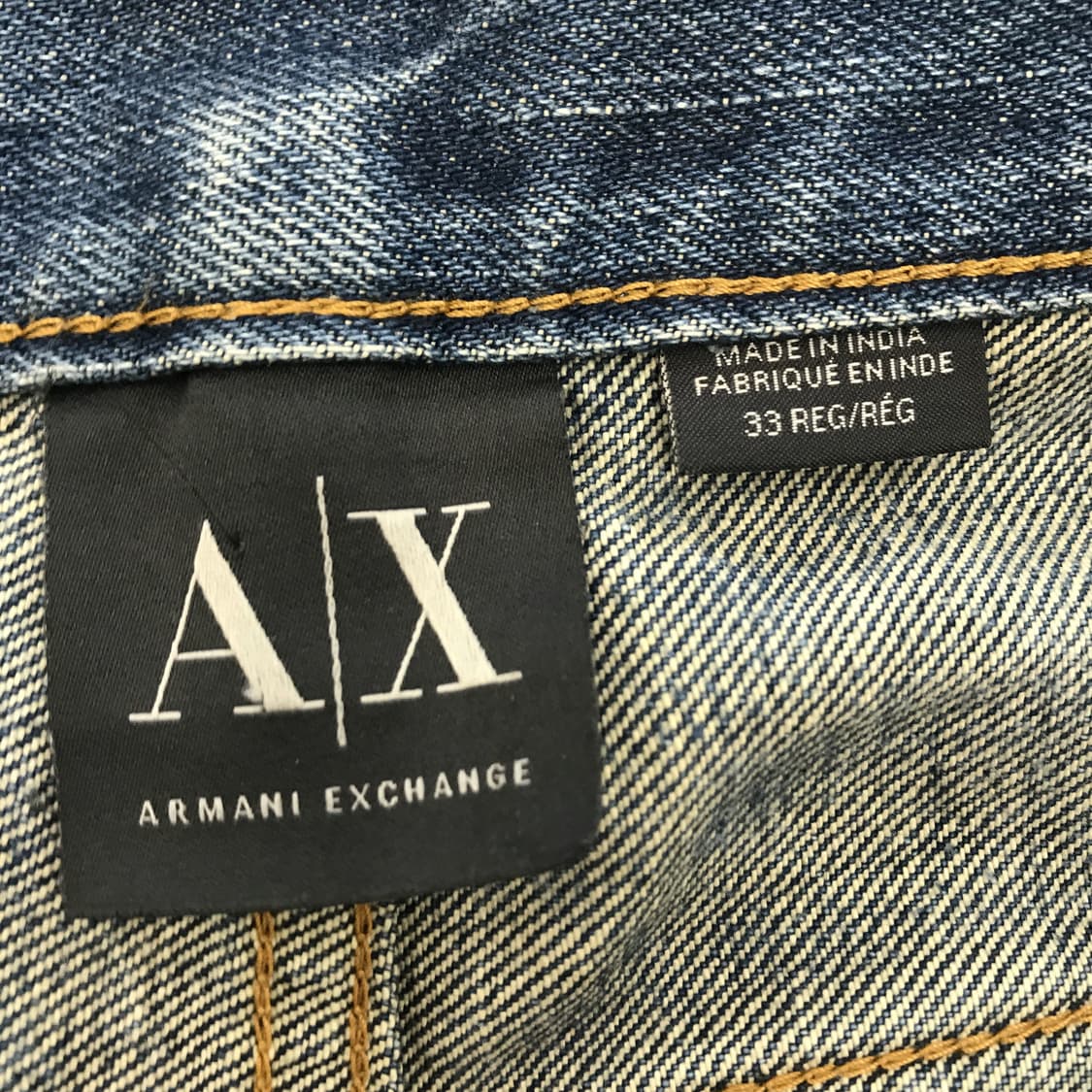 A/X 아르마니익스체인지 워시드 청바지 [33인치] 상품이미지5