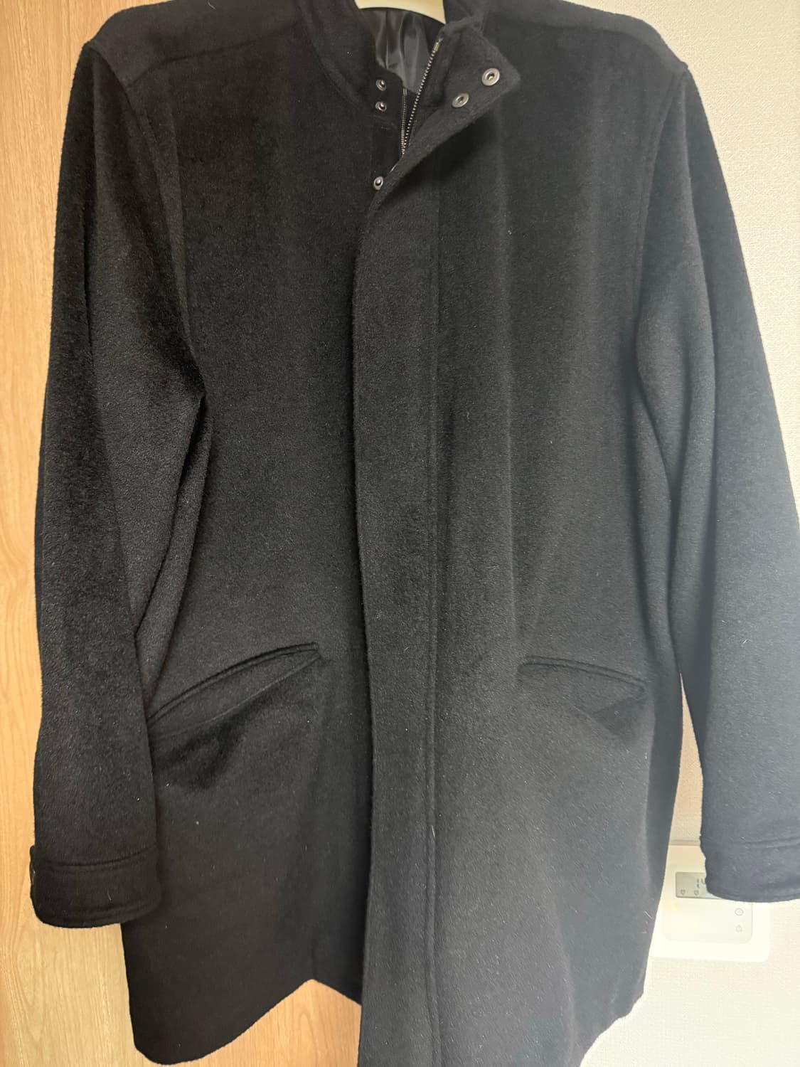 고낙 울 알파카 모즈 파카 블랙 L사이즈 상품이미지2