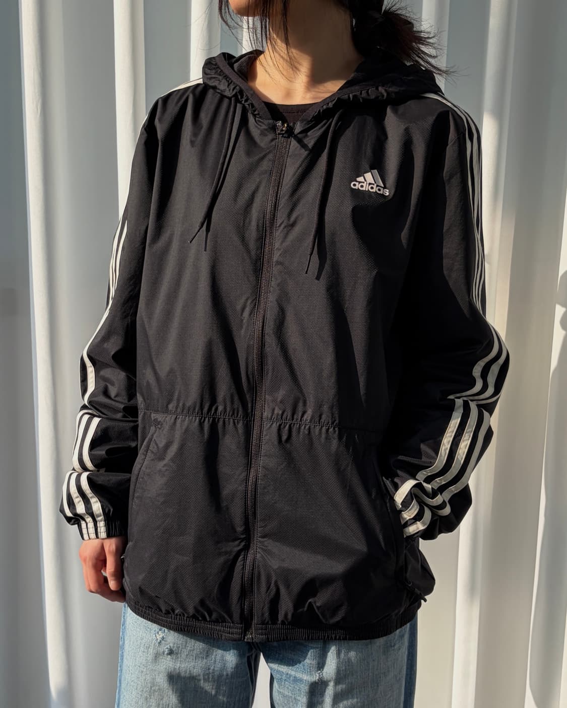 [L]아디다스 에센셜 윈드브레이커 바람막이 상품이미지1