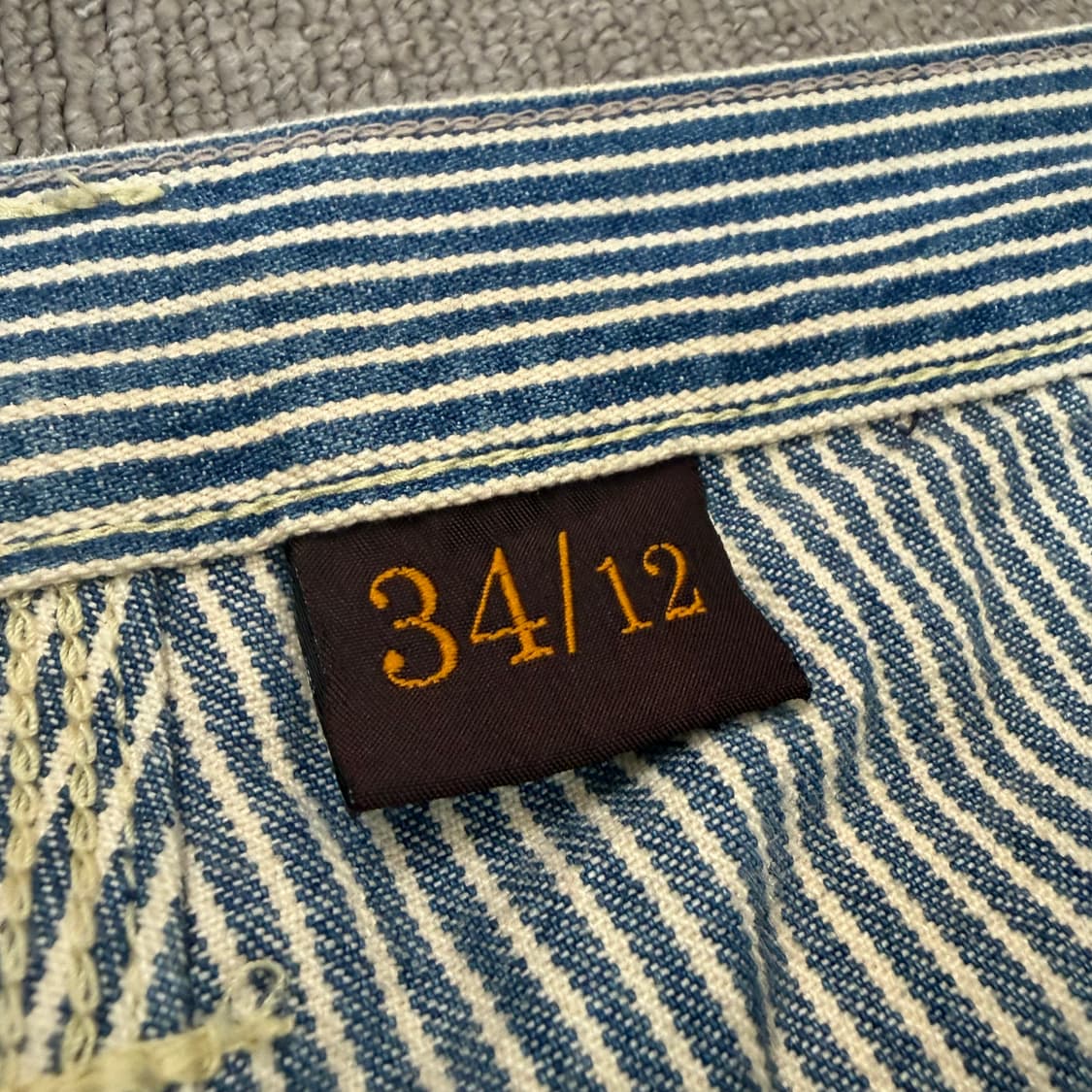 levis 503 리바이스 히코리 카펜터 신치백 하프 데님  상품이미지3