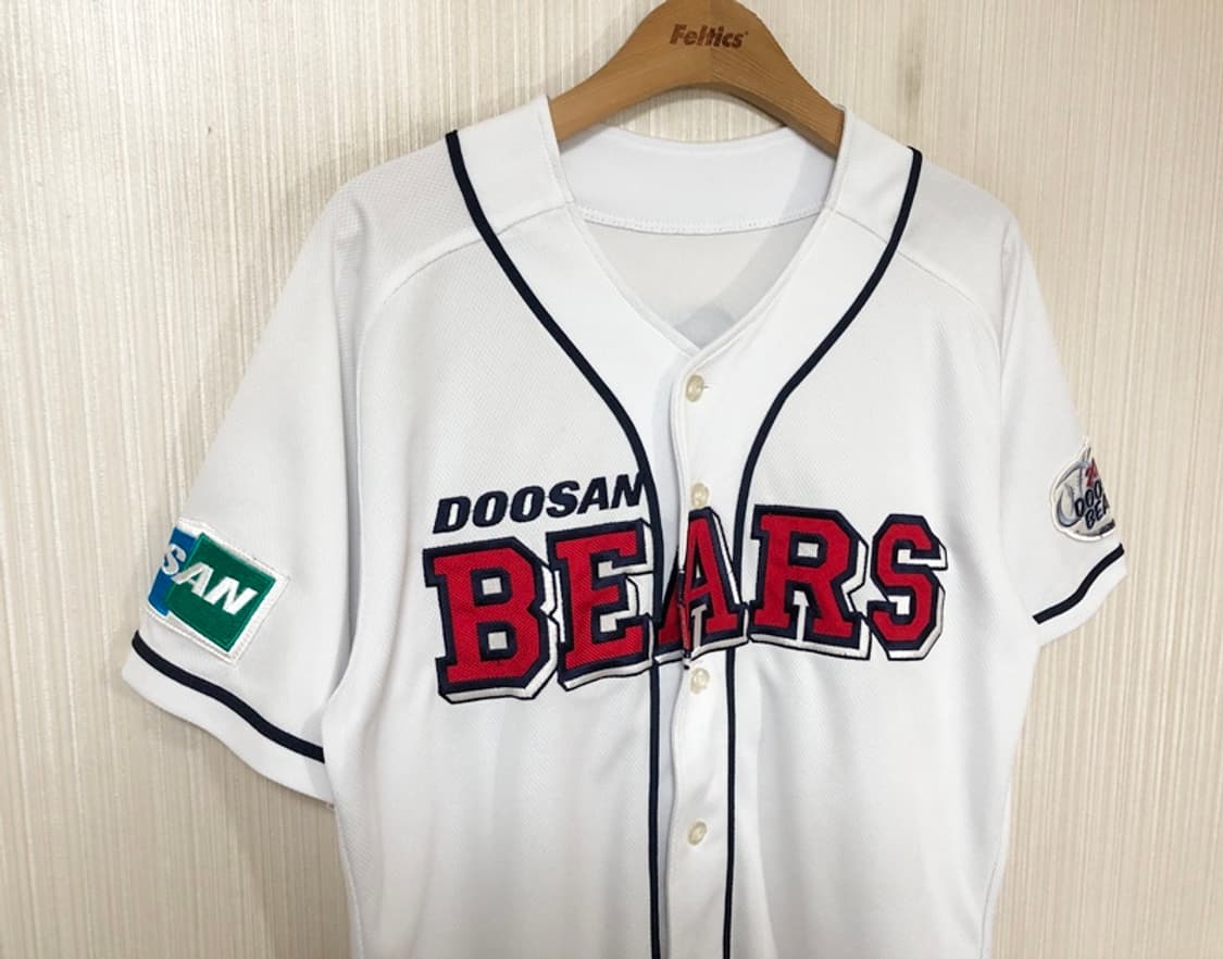 KBO 두산베어스 홈유니폼/져지 100 #14 고영민 상품이미지4