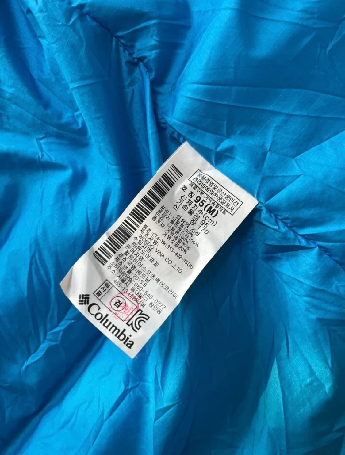 컬럼비아 패딩 조끼 M 상품이미지5