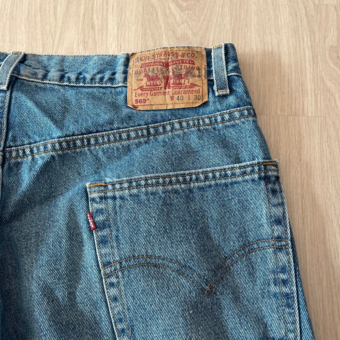 [40X30] 90s 빈티지 리바이스 569 made in usa 상품이미지5