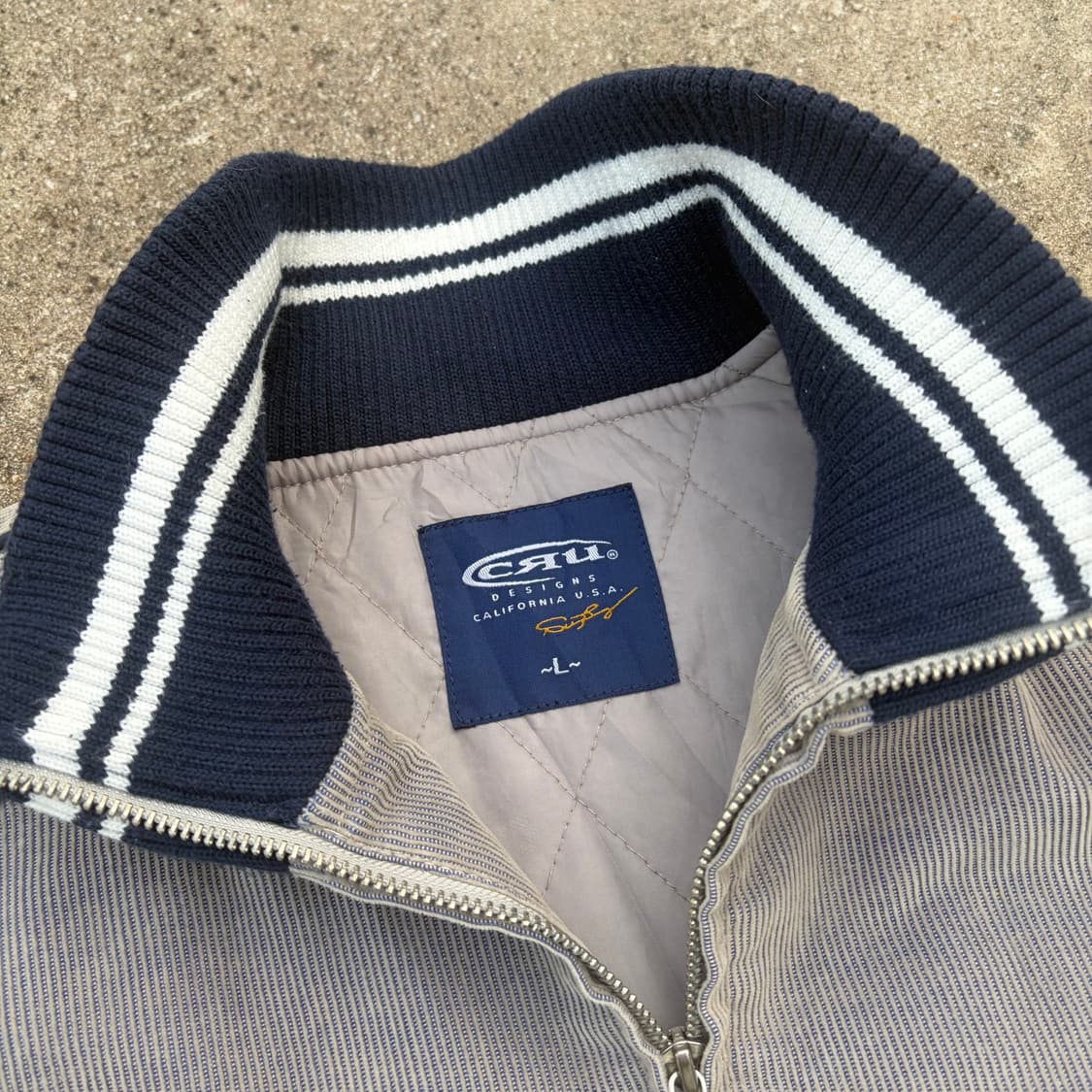 90s CRU 빈티지 코듀로이 봄버자켓 L 상품이미지6