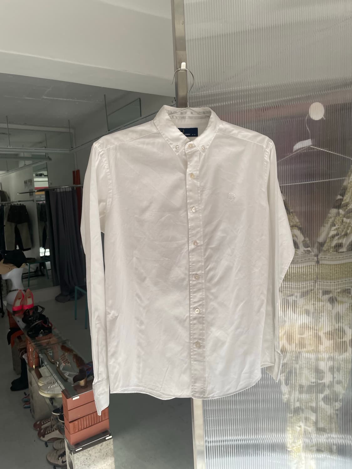 프레드페리 화이트셔츠  상품이미지1