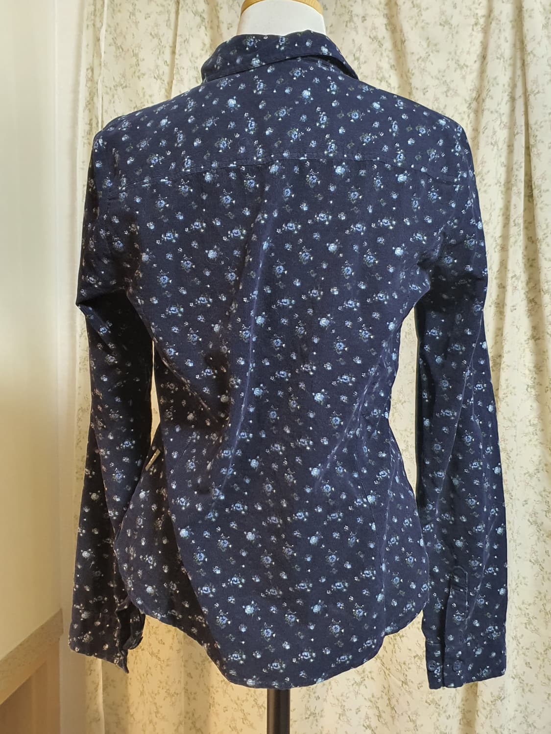 [빈티지] LEE 네이비 꽃무늬 코듀로이 긴팔 셔츠 95 상품이미지4