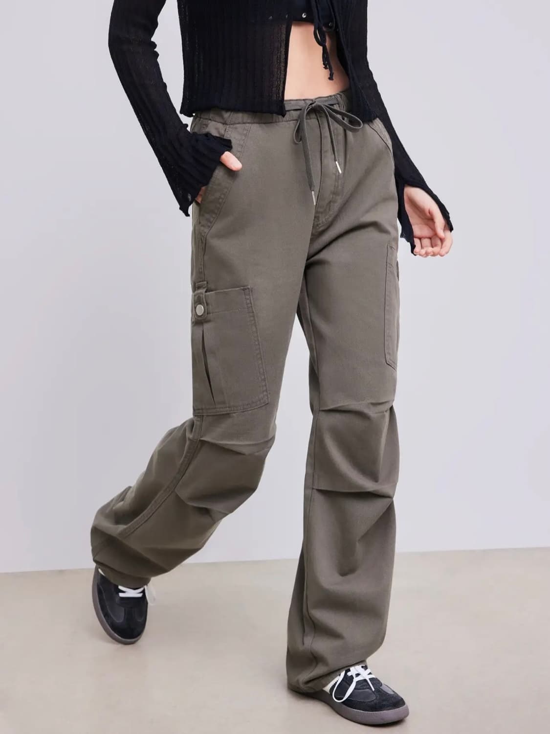 샵사이다 카고 와이드 팬츠 상품이미지1