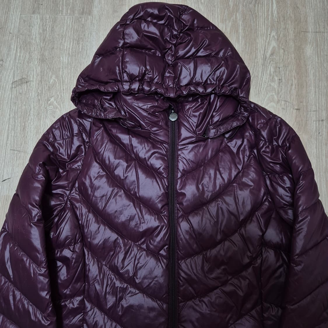 캘빈클라인 여성 라이트 프리미엄 덕다운 경량 롱패딩 상품이미지2