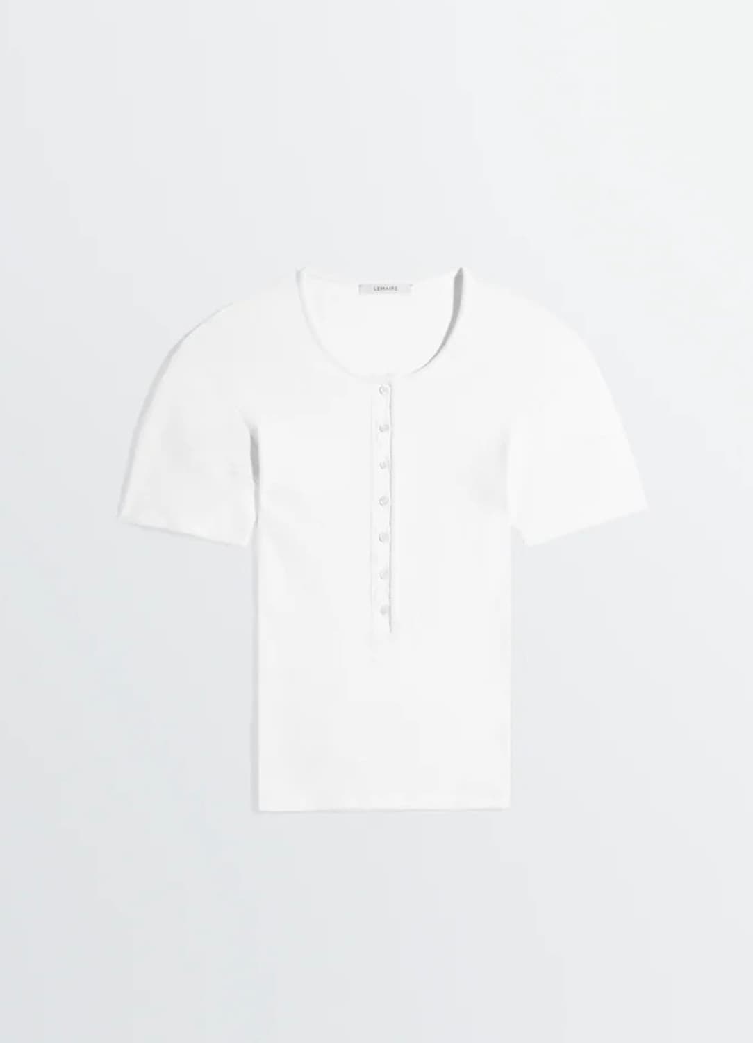 [XS,S,M]르메르 26ss FITTED HENLEY 헨리 니트/밀크 상품이미지4