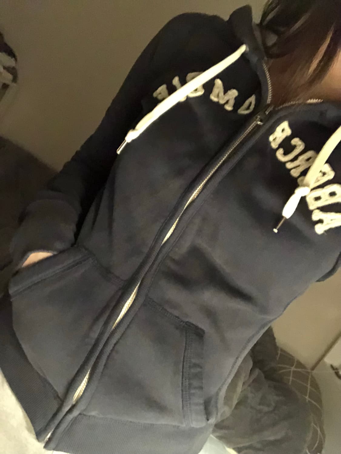 (🚨마지막 가격 내림🚨) 아베크롬비 네이비 빈티지 후드집업 희귀템! 상품이미지2