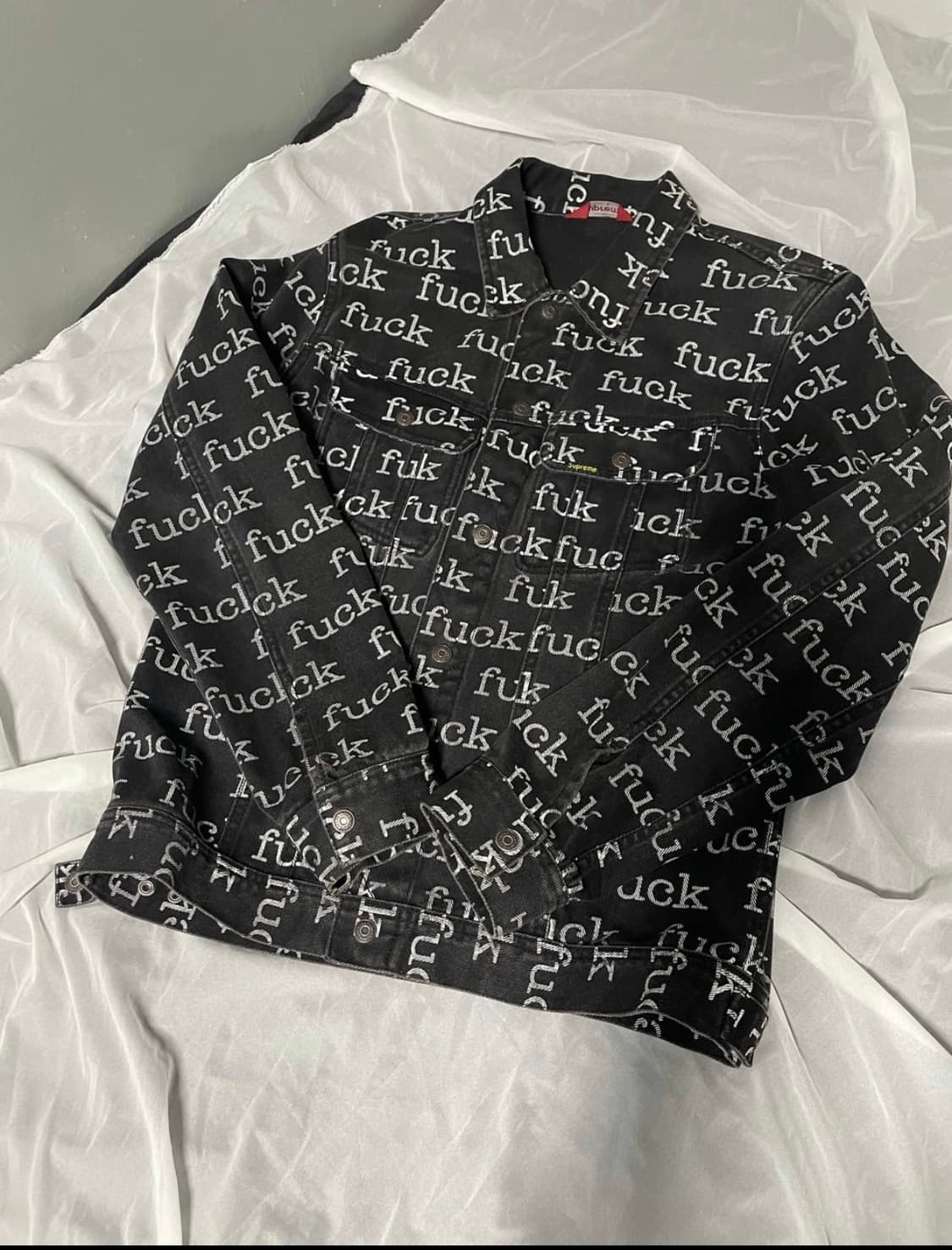 슈프림 13 s/s supreme fuck 데님 자켓 상품이미지2