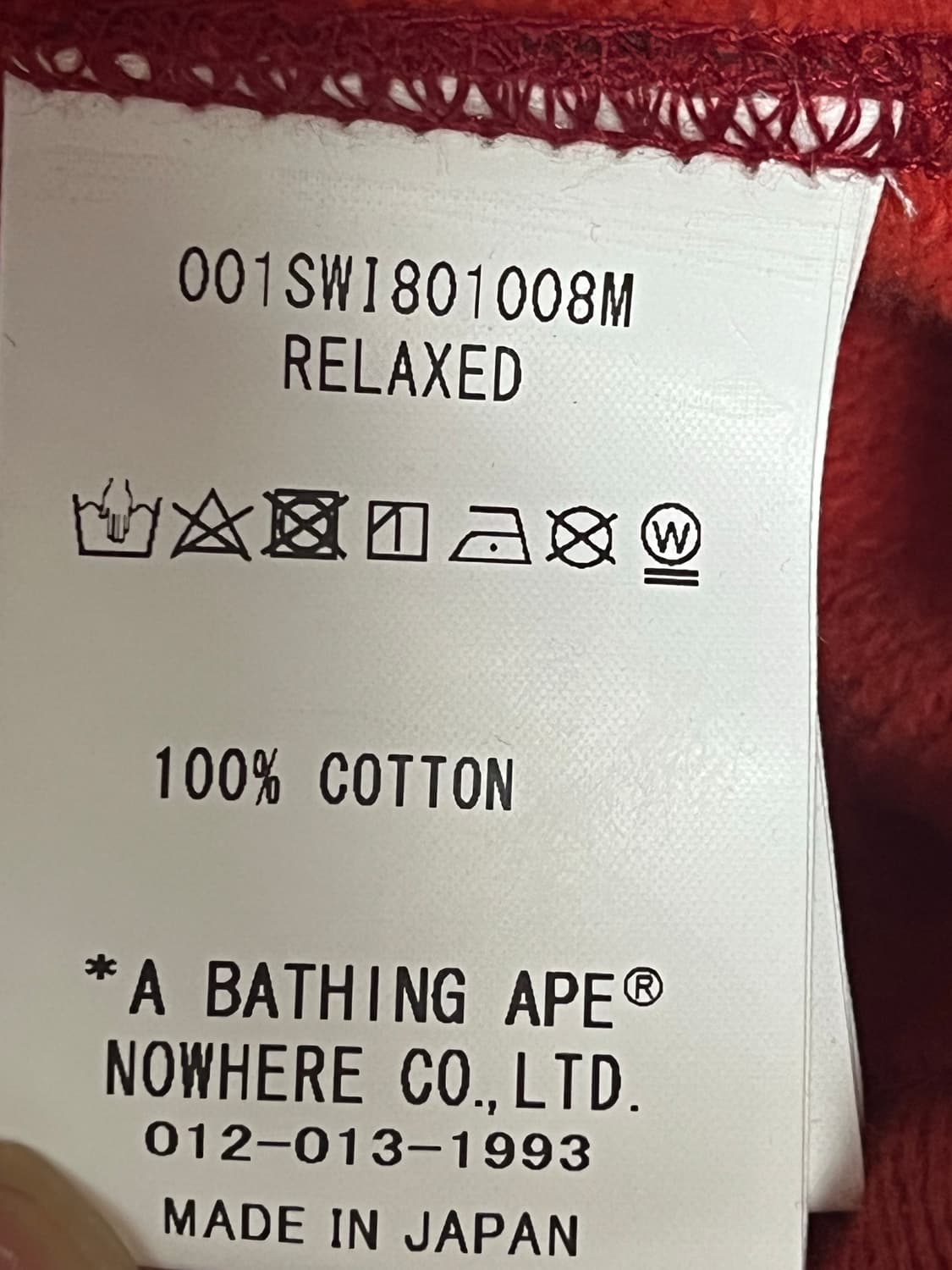 베이프 맨투맨 크리스탈 (스와브르스키 콜라보 정품 후쿠오카 구매) 희귀 상품이미지4