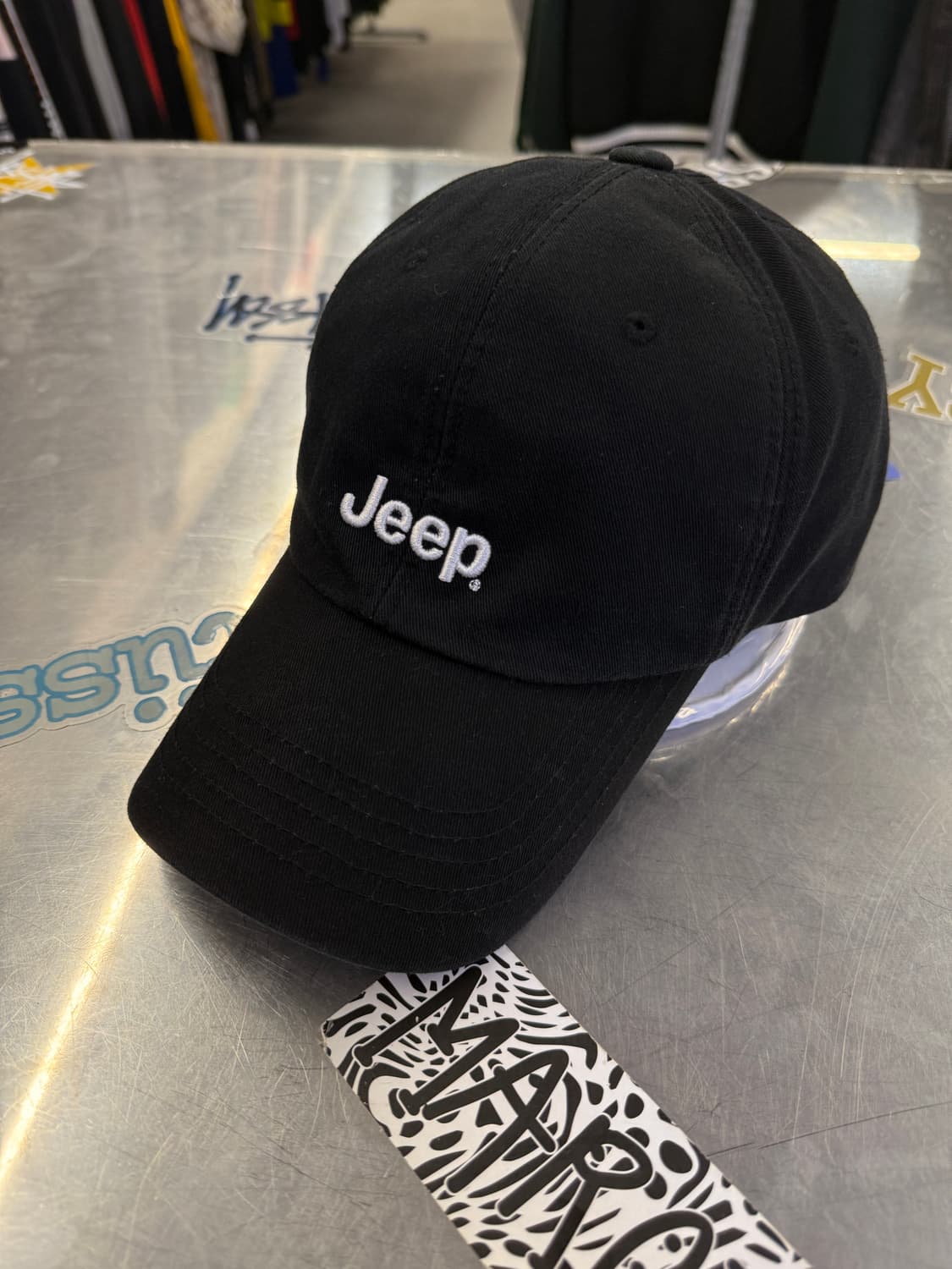 Jeep 지프 로고 자수 블랙 볼캡 free 상품이미지1