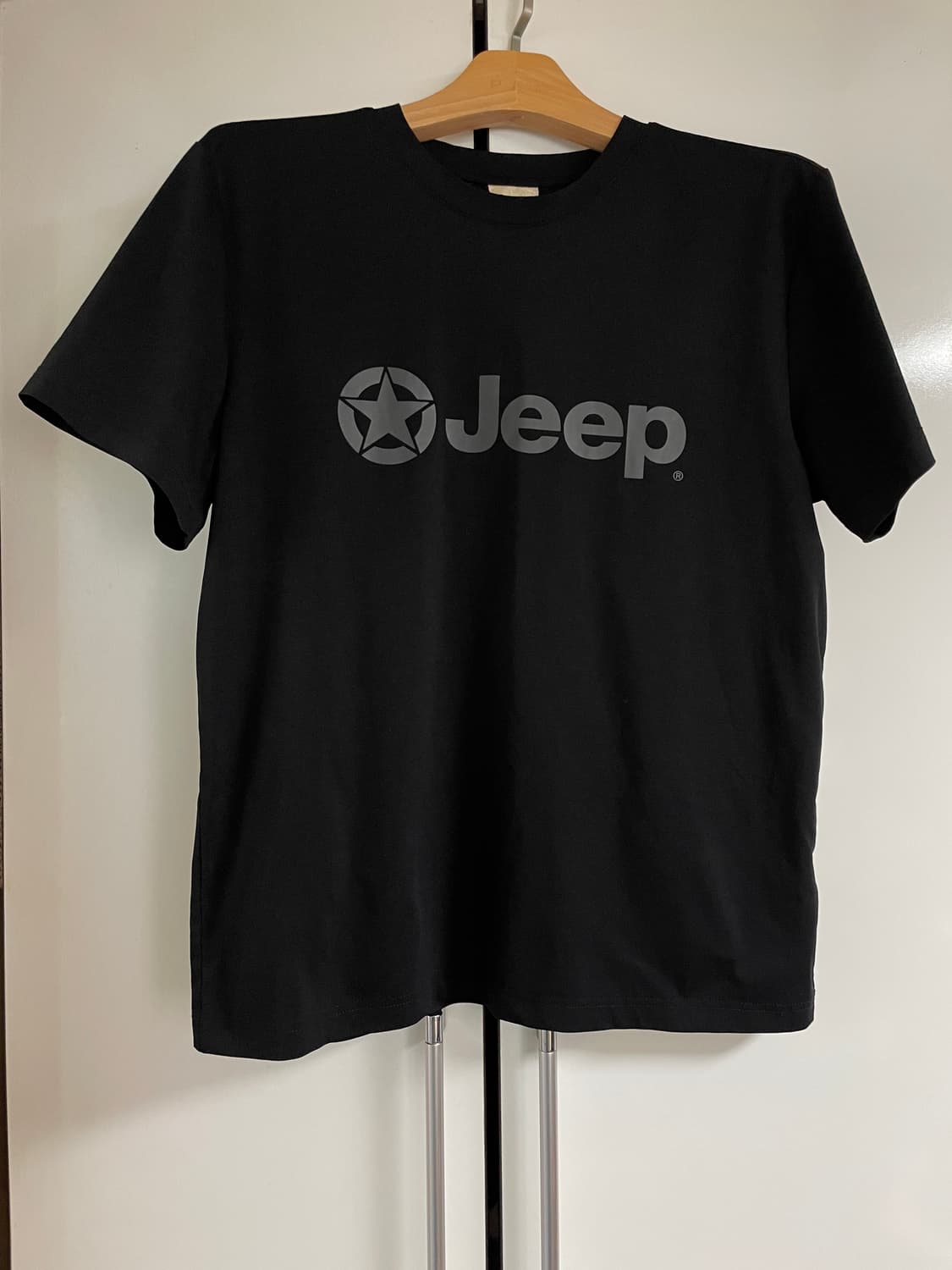 jeep 지프 반팔 티셔츠 검정 남녀공용 상품이미지1