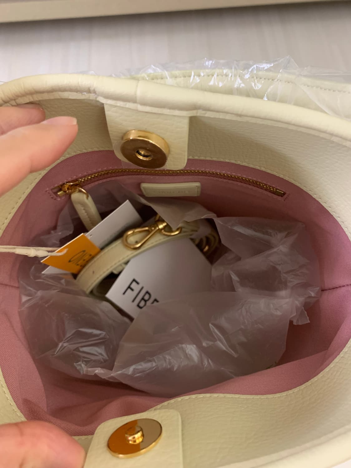 피브레노 마이버킷백 아이보리 새상품 상품이미지6