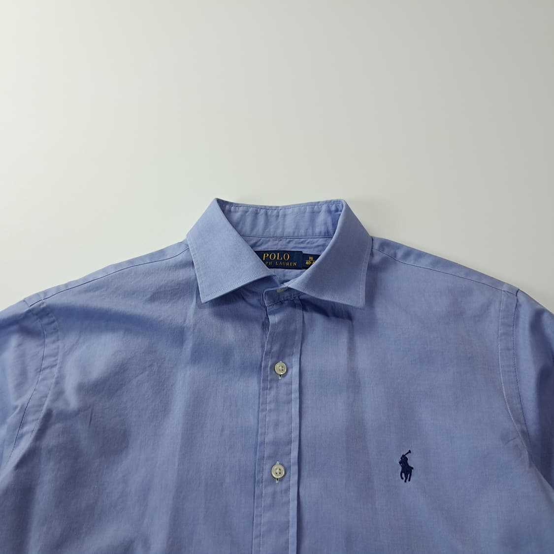 CK408 L 폴로 트윌 스프레드칼라 클래식블루 셔츠 남방 상품이미지2