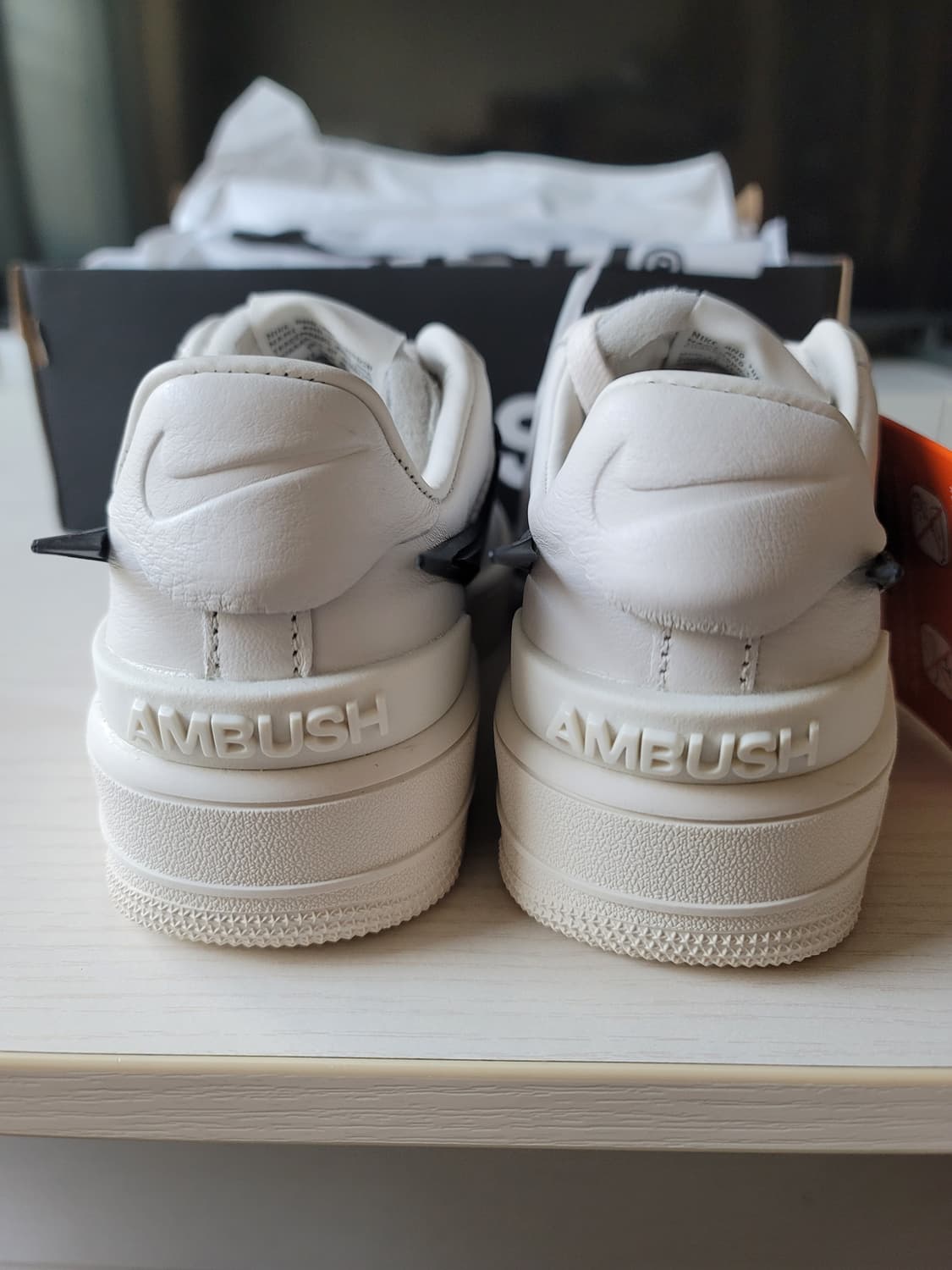 [230]나이키 x 앰부쉬 에어포스1 로우 SP 팬텀 화이트 상품이미지7