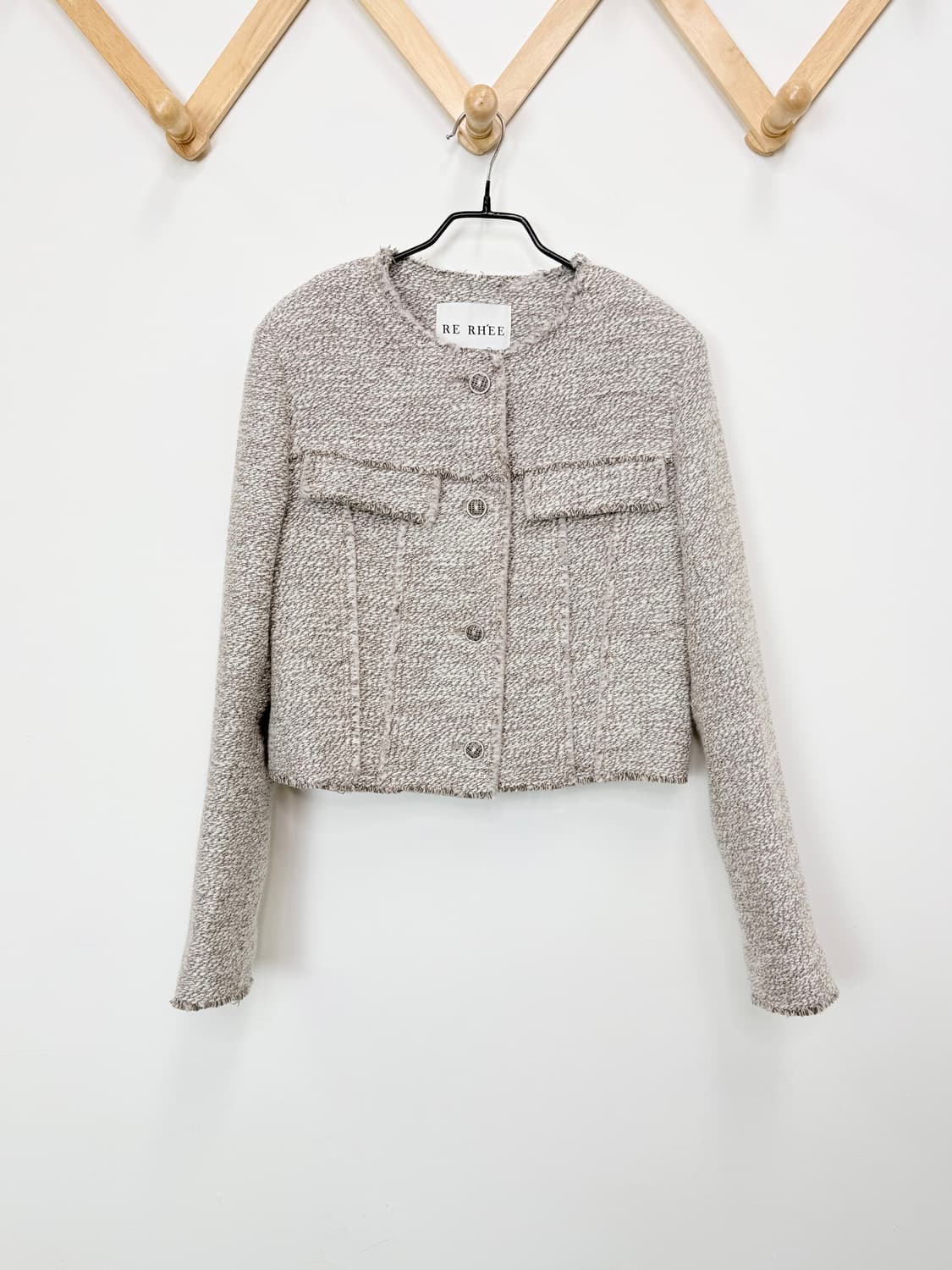 RE RHEE 리이 울블랜드 트위드자켓 상품이미지4