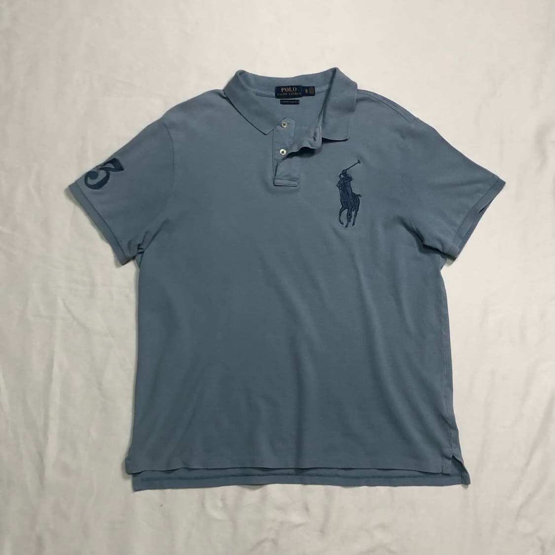 폴로 랄프로렌 빅포니 라이트 블루 카라티 상품이미지2