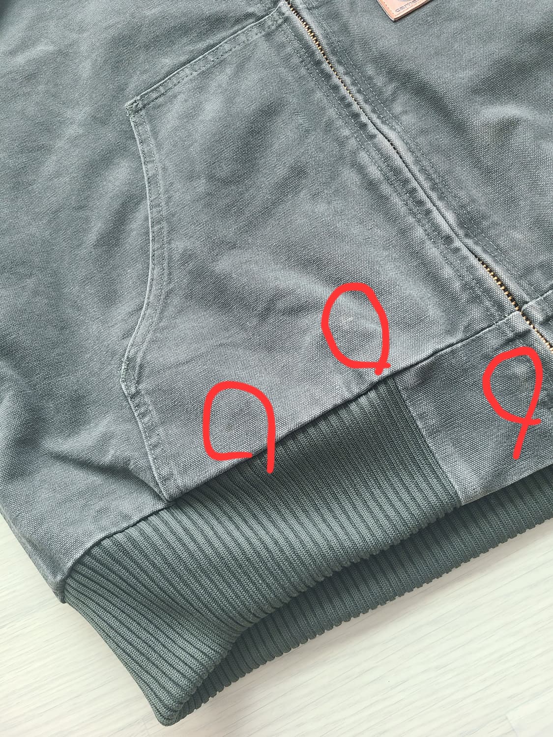 칼하트 j130 mos 모스그린 액티브 자켓 상품이미지9