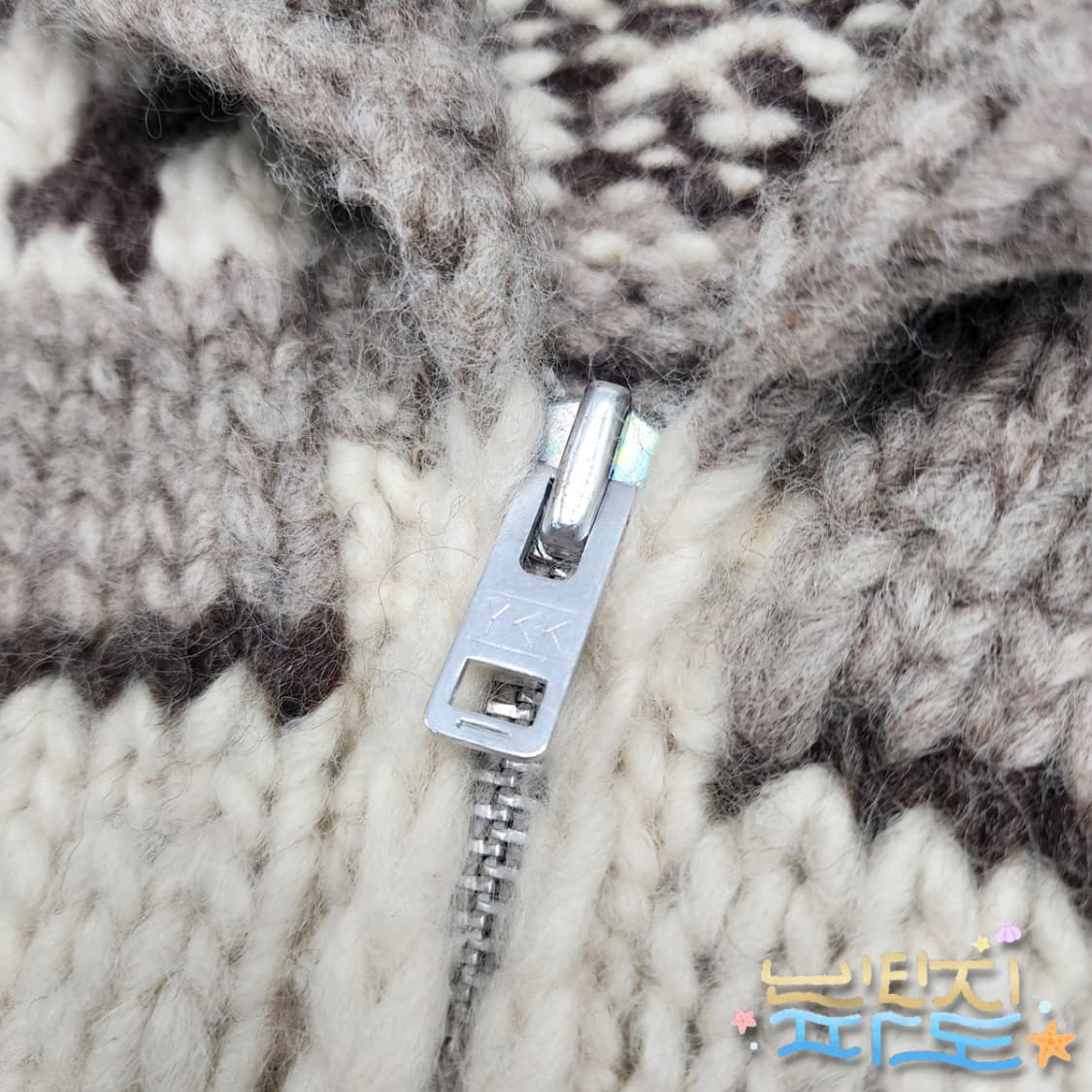 100 Flyer Hook 썬더버드 캐나다 코위찬 니트집업 상품이미지4