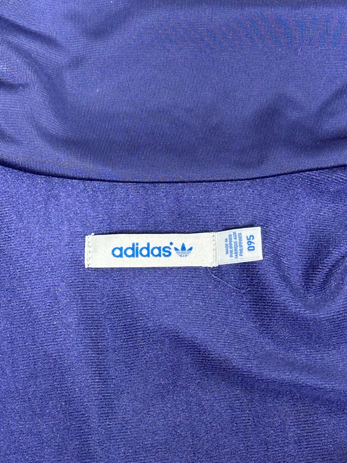 아디다스 퍼플 파이어버드 스카이 블루 빅 로고 삼선 트랙탑 져지 95 상품이미지7