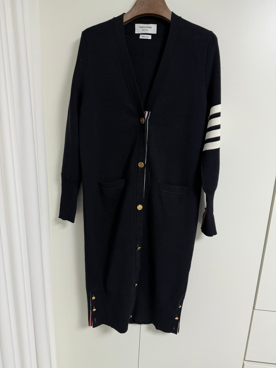 톰브라운 밀라노 스티치 롱가디건 상품이미지1