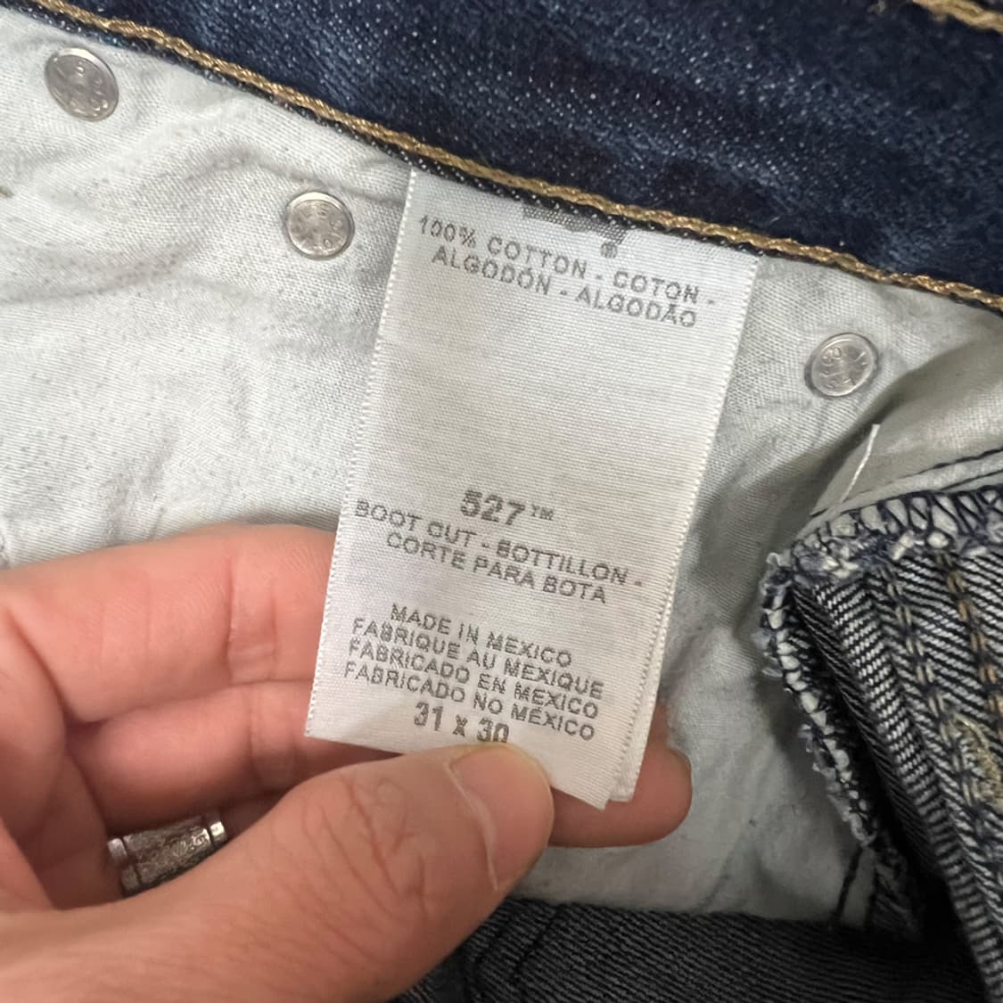 리바이스 527 로우 부츠컷 데님 팬츠 청바지 31 상품이미지6