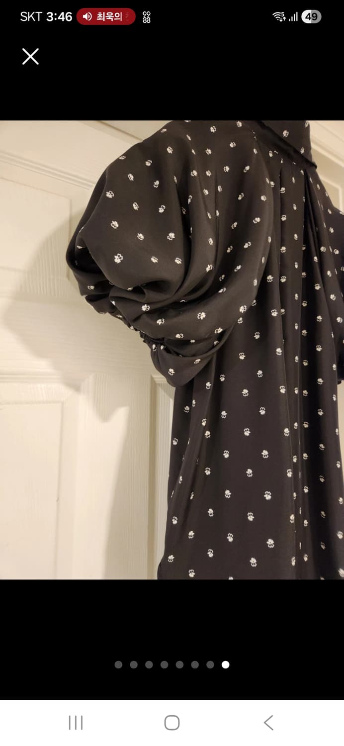 (정품)리매튜스 LEE MATHEWS 블랙 실크블라우스 상품이미지4