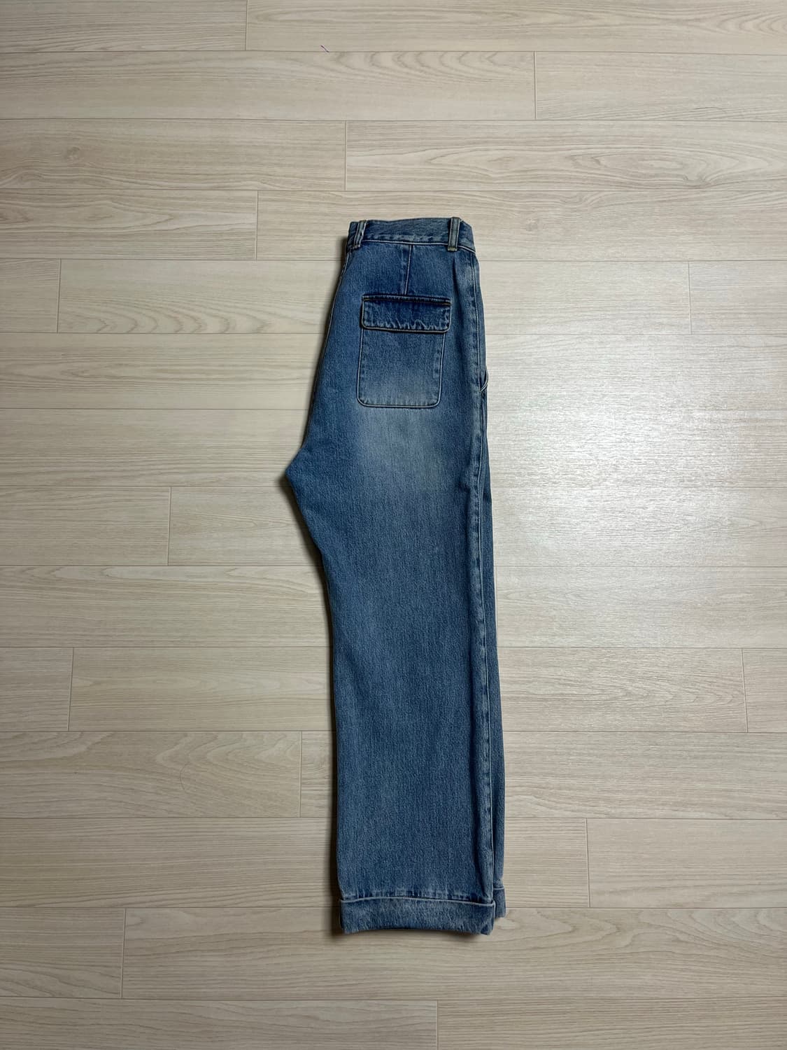 [YEARS AGO] 연청 슬랙스 디테일 데님팬츠 ( S사이즈) 상품이미지5