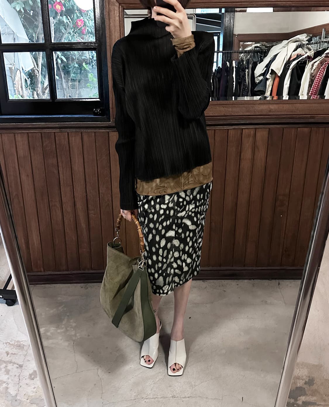 MAX MARA leopard tie skirt 상품이미지6