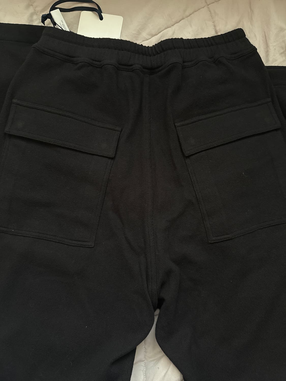 몽클레르 릭 오웬스 코튼 스웨트팬츠 블랙 상품이미지5