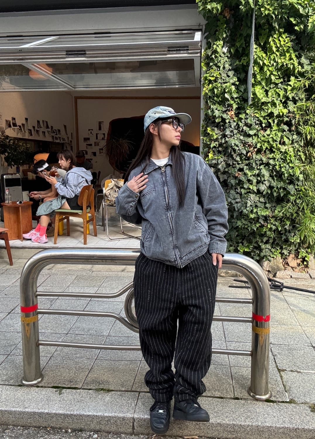 [unisex] 빈티지 디트로이트 워크웨어 자켓- washing gray 상품이미지2