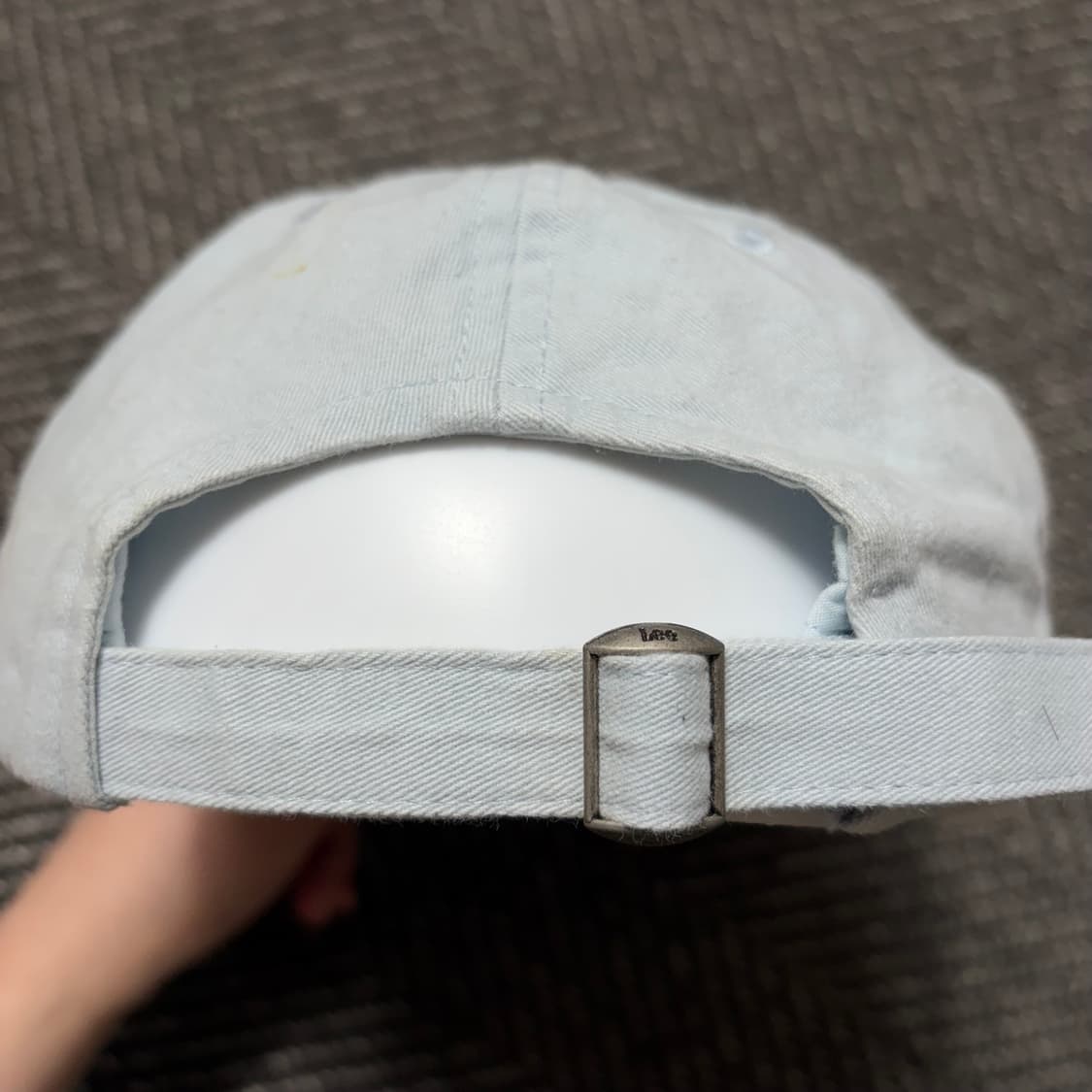 Lee (리) 트위치 로고 배색 네이비 볼캡 상품이미지3