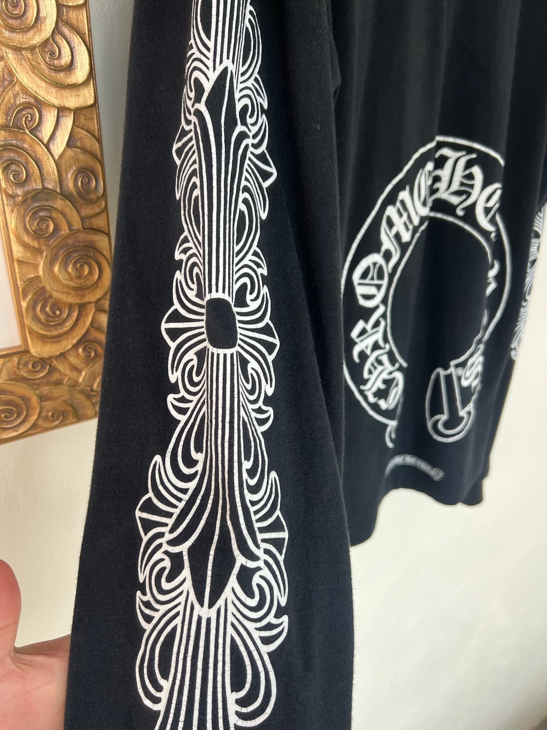 [XL] 크롬하츠 홀스슈 플로랄 롱슬리브 상품이미지3