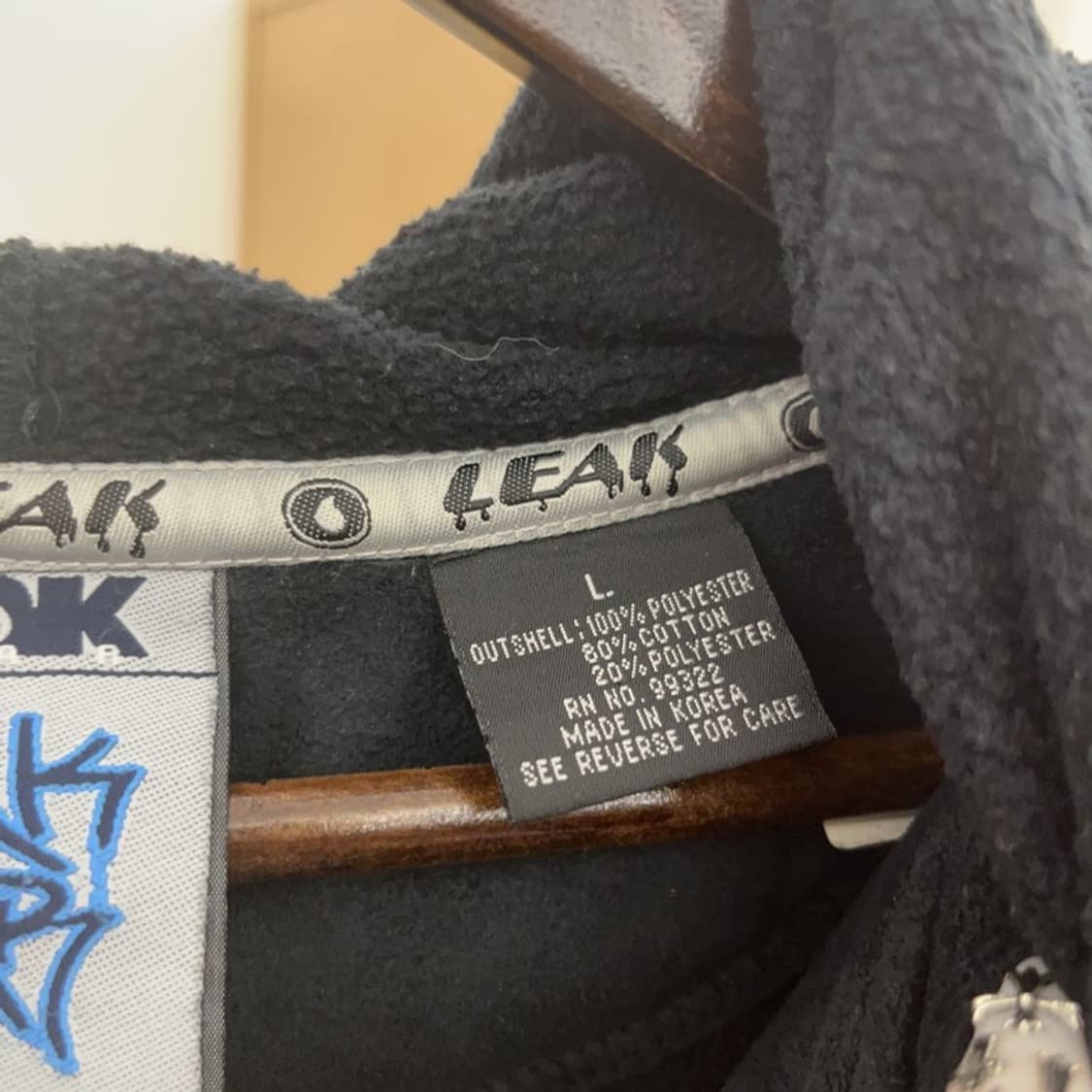 리크웨어 베스킷볼 키치 자수 패치워크 바시티자켓 L C08740 상품이미지6