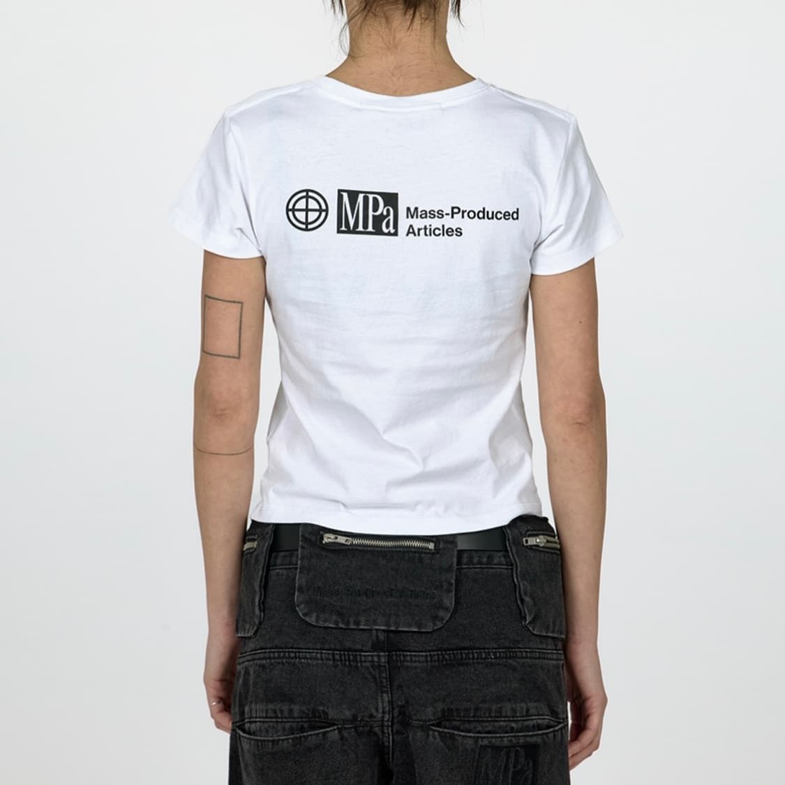 (s->m) 플라스틱프로덕트 MPa T-SHIRT WOMEN WHITE 상품이미지1