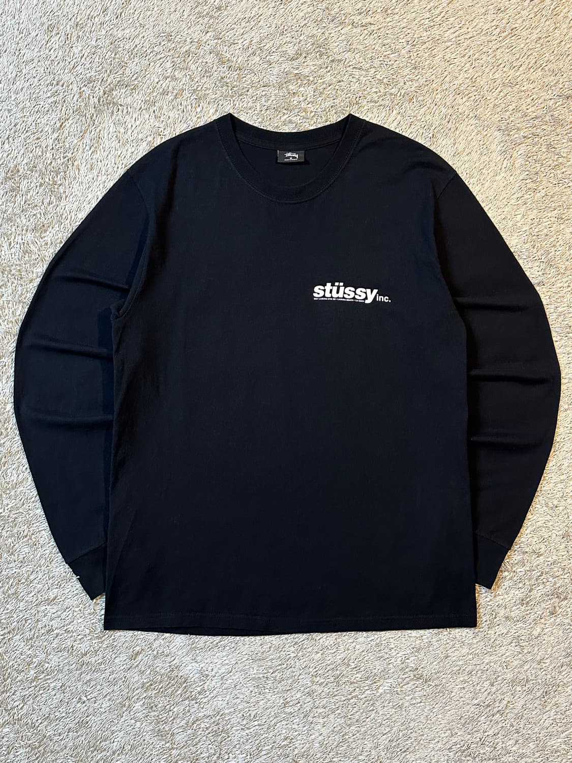 스투시 STUSSY 월드투어 롱슬리브 블랙 상품이미지2