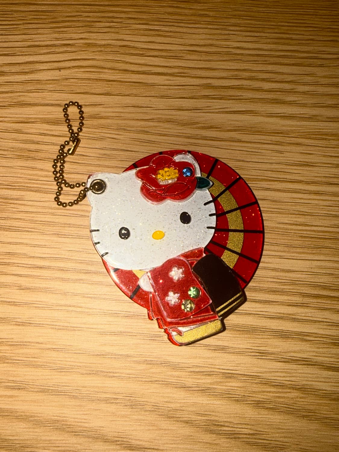 헬로키티 슬라이드거울 키링 상품이미지2