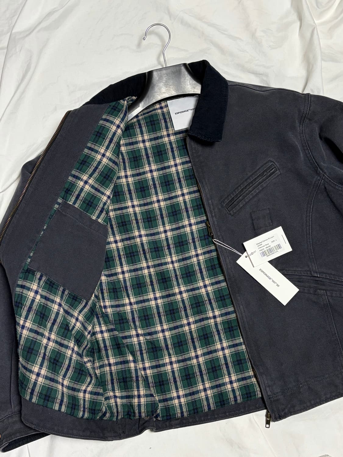 에스피오나지 Washed Canvas Blouson Jacket 상품이미지4