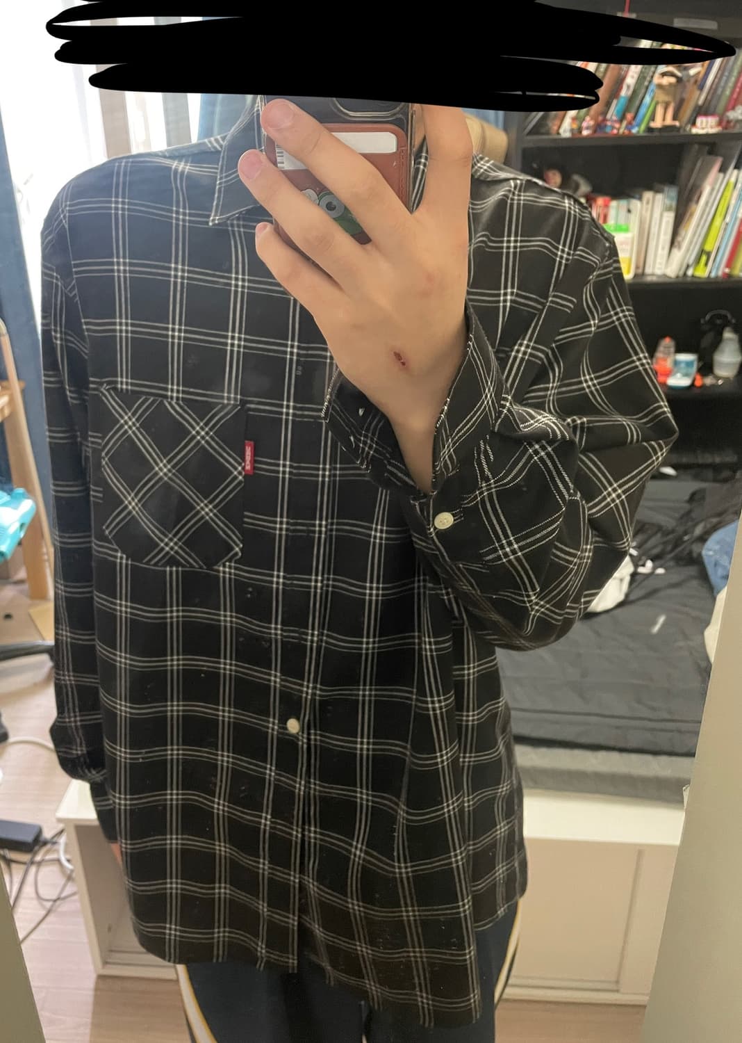 체크 셔츠 상품이미지3